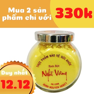 TINH BỘT NGHỆ VÀNG XUÂN NGUYÊN LỌ 160gr – HỔ TRỢ VIÊM LOÉT DẠ DÀY – LÀM SÁNG ĐẸP DA – CHỐNG THÂM SẸO