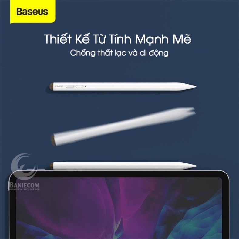 Bút Cảm Ứng Baseus Smooth Writing Capacitive Stylus Dùng Cho Ipad Pro/ Smartphone/ Tablet Android - Bút điện dung