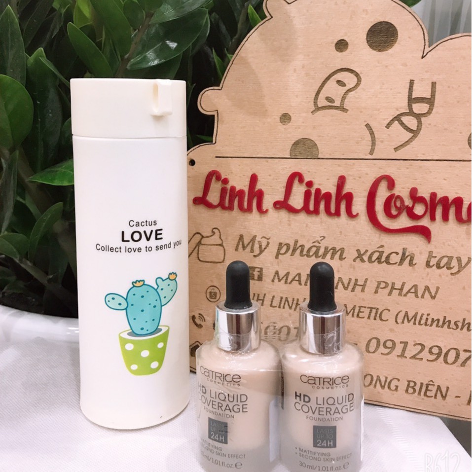 Kem nền CATRICE siêu lì CATRICE HD LIQUID COVERAGE FOUNDATION che khuyết điểm hiệu quả