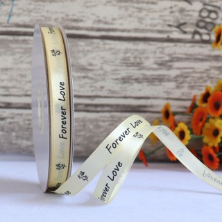 Ruy băng chữ Forever Love các màu