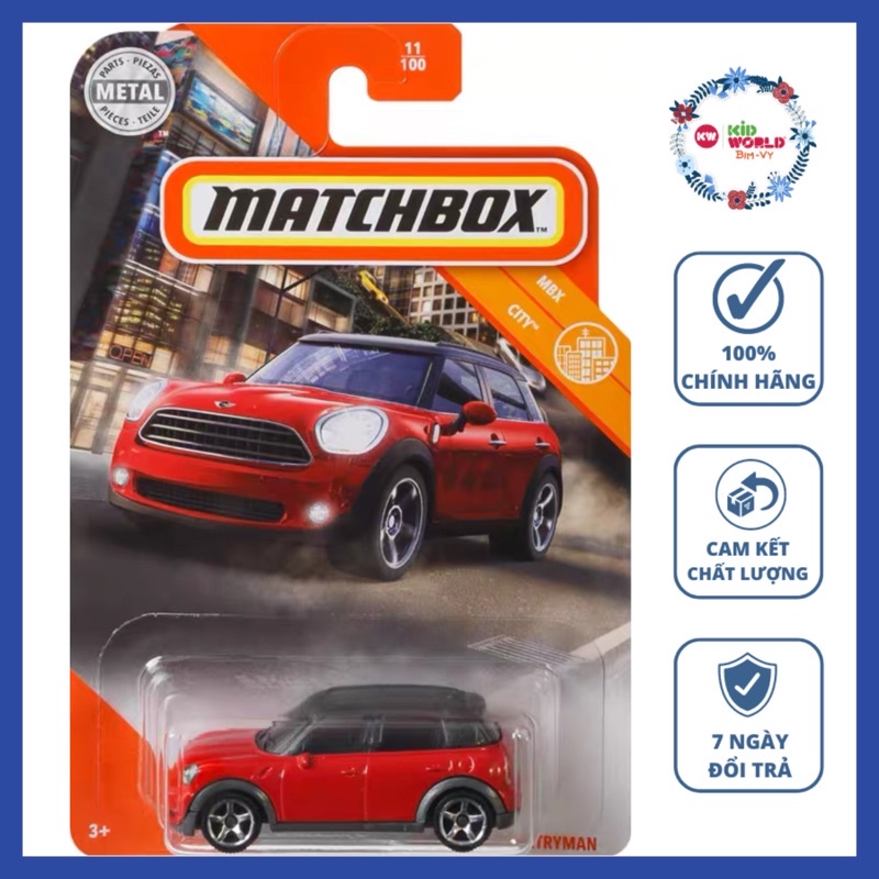 Xe mô hình Matchbox 2011 Mini Countryman GKK97.