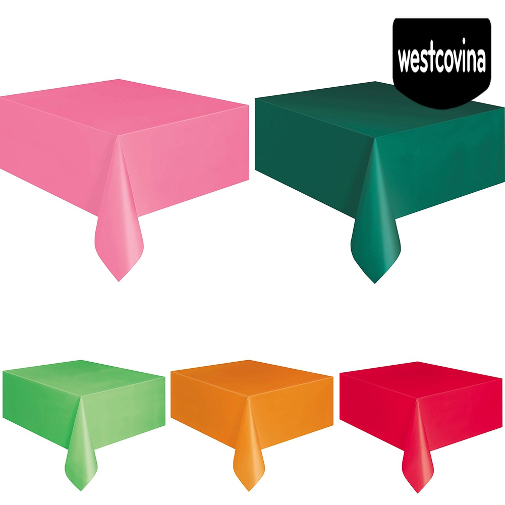 [Hot]☀ Khăn Trải Bàn Bằng Nhựa Dùng Một Lần Kích Thước 137x183cm