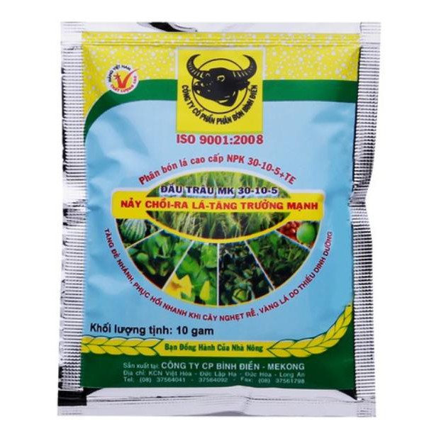 Đồ dùng làm vườn - 01 GÓI Phân bón lá cao cấp Đầu Trâu