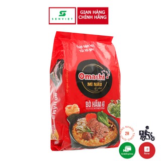 10 gói Mì Omachi nấu vị bò hầm 1kg (10 gói *100gr)