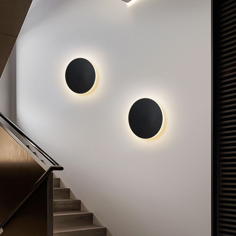 ✣┋Đèn tường cảm ứng phòng ngủ Bắc Âu khách hiện đại đơn giản LED lối đi sáng tạo ban công <