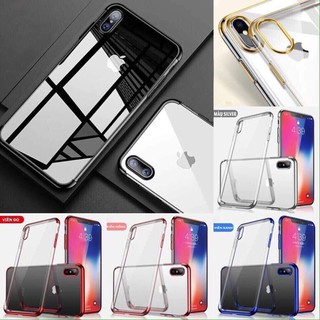 Ốp viền màu silicon apple case 5/5s/6/6s/6plus/7plus/8plus/X