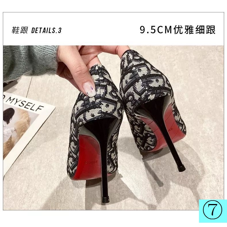 Giày Cao Gót Mũi Nhọn Đính Đá Phong Cách Thời Trang Mùa Xuân Dành Cho Nữ 2022