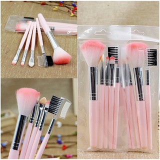 Bộ cọ trang điểm 5 cây chi tiết cọ tán kem nền phấn phủ son môi tiện lợi GOLMON