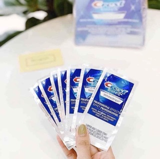 Miếng dán trắng răng Cresst 3D White Mỹ