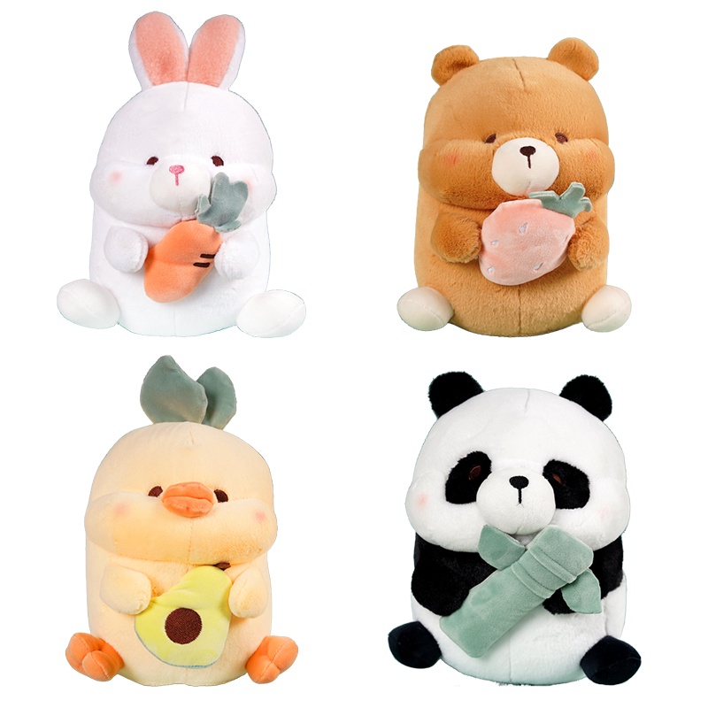Gối Nhồi Bông Đa Năng Hình Động Vật Hoạt Hình Dùng Làm Quà Tặng