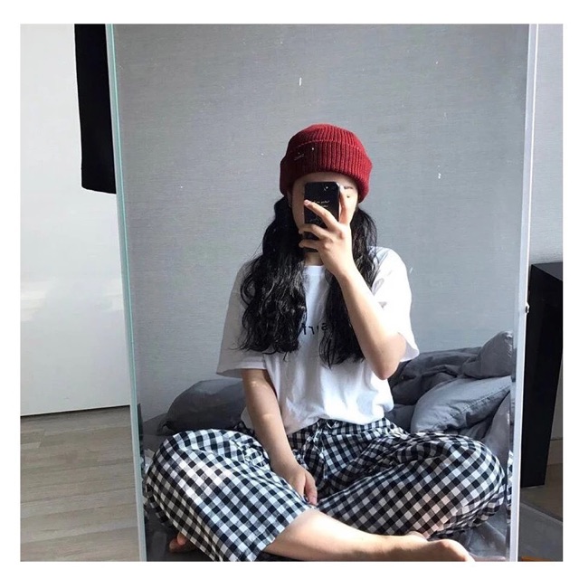 Mũ len beanie dáng ngắn phong cách streetwear unisex J17