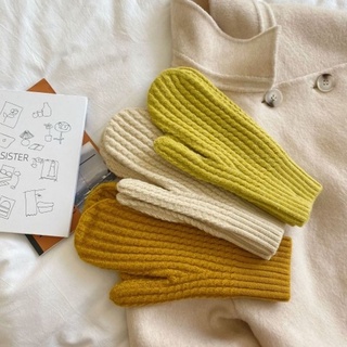 Găng tay đan len simple cực trendy