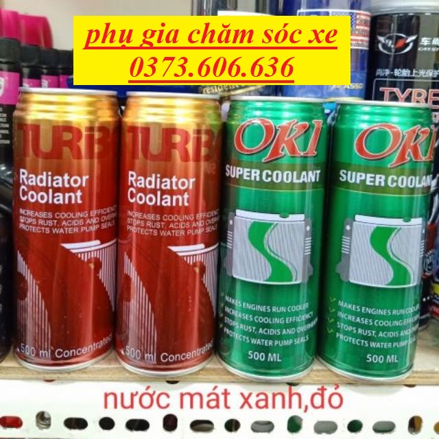 Mua Nước Làm Mát Động Cơ Màu Đỏ TURBO Radiator Coolant 500ml giá rẻ ...