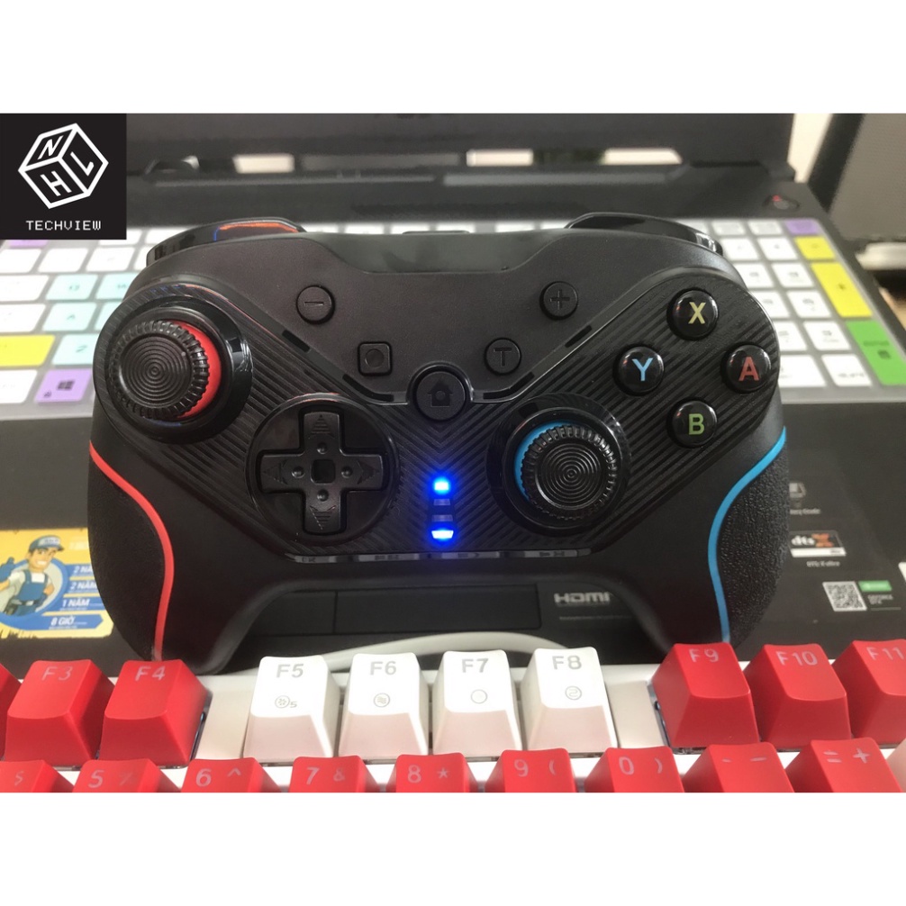 MỚI Tay cầm chơi game S818 phiên bản nâng cấp - Nintendo Switch pro controller - Full tính năng