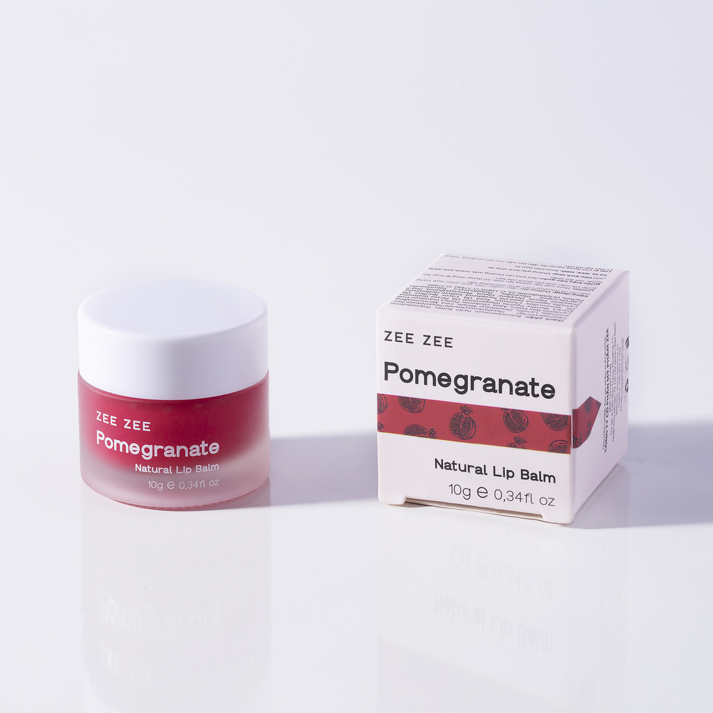 Son Dưỡng Hồng Môi Lựu Đỏ ZEE ZEE - Pomegranate Natural Lip Balm 10g | BigBuy360 - bigbuy360.vn