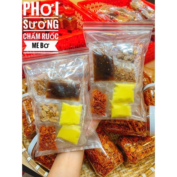 BTPS Chấm Ruốc Me Bơ gói 110Gr Chua Ngọt - Bánh Tráng BTM