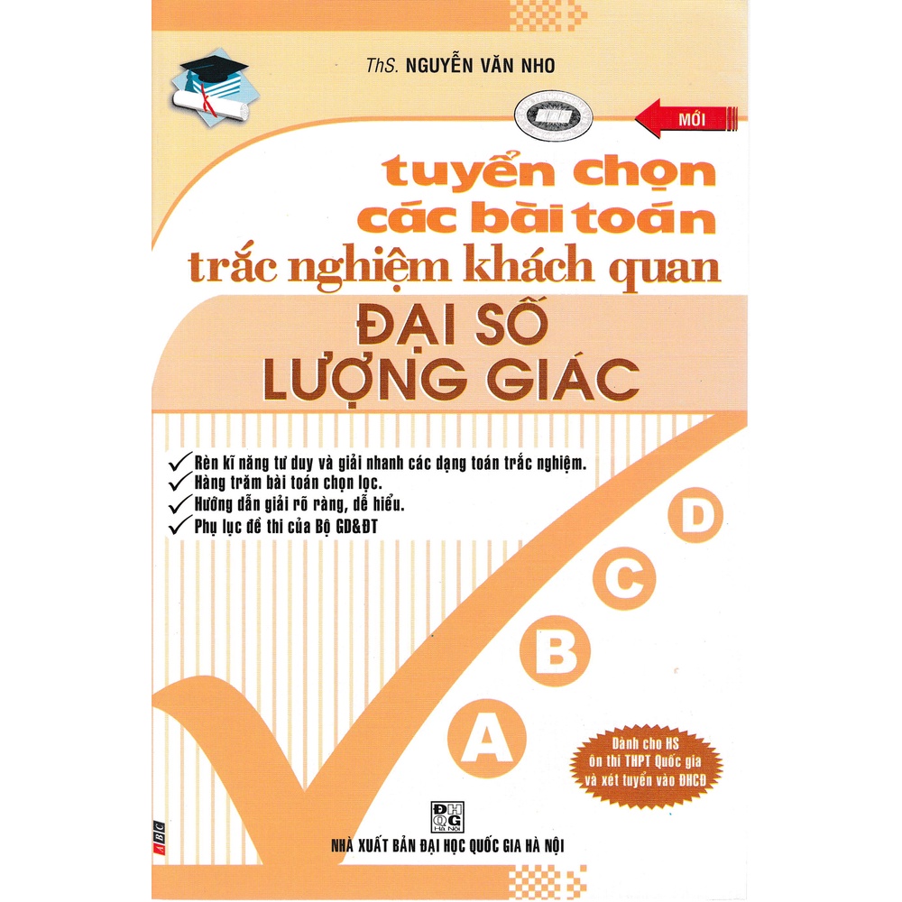 Sách - Tuyển Chọn Các Bài Toán Trắc Nghiệm Khách Quan Đại Số Lượng Giác