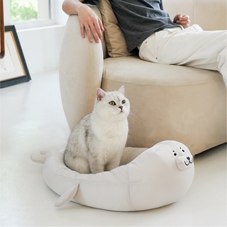 Đệm nằm cho chó mèo ổ nằm hải cẩu bechon d272