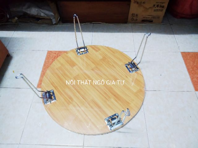 BÀN ĂN CHÂN SẮT XẾP GỌN RỘNG 60CM