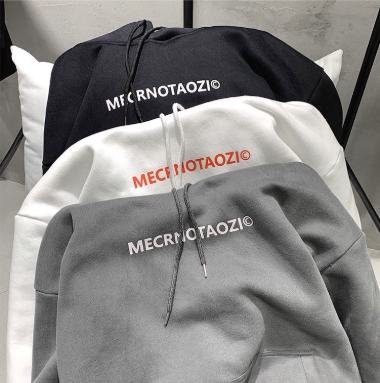 Áo khoác hoodie len lót nhung dày dặn dáng suông rộng thời trang thu đông cho nam size S-4XL | BigBuy360 - bigbuy360.vn