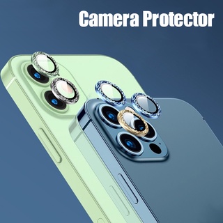 Miếng dán bảo vệ camera kim cương thích hợp cho iPhone 12 Pro Max 13 Mini 14 Pro Max 14 Plus