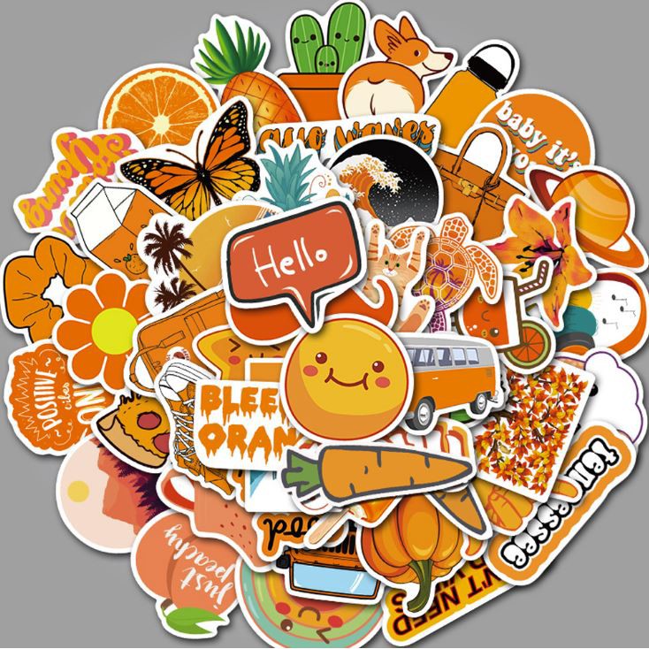 Sticker dán cao cấp CHỦ ĐỀ CAM Cực COOL ms#31