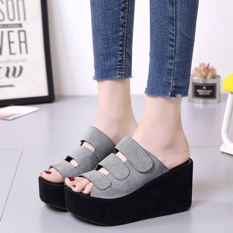 Giày sandal nữ đế xuồng cao