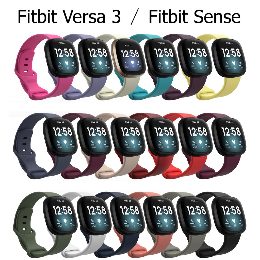 [Nhiều màu] Dây Đeo Thay Thế Fitbit Versa 3 / Fitbit Sense Size Vừa Dành Cho Đồng Hồ Thông Minh