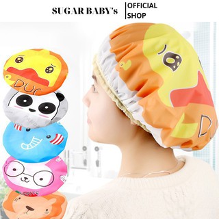 Mũ Trùm Đầu Trùm Tóc SUGAR BABY's Chống Ướt Tóc Khi Tắm Cho Phụ Nữ Và Trẻ Em