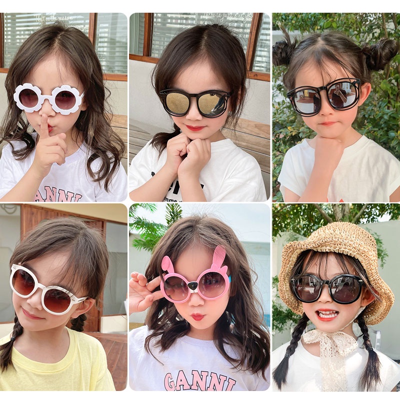 Kính Mát Gọng Tròn Thời Trang Cho Bé