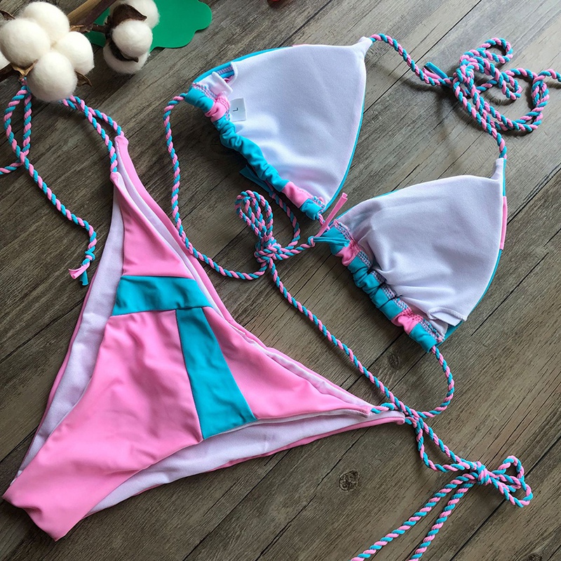 Bộ Đồ Bơi Bikini Hai Mảnh Có Thể Điều Chỉnh Dây Thời Trang Quyến Rũ Cho Nữ | BigBuy360 - bigbuy360.vn