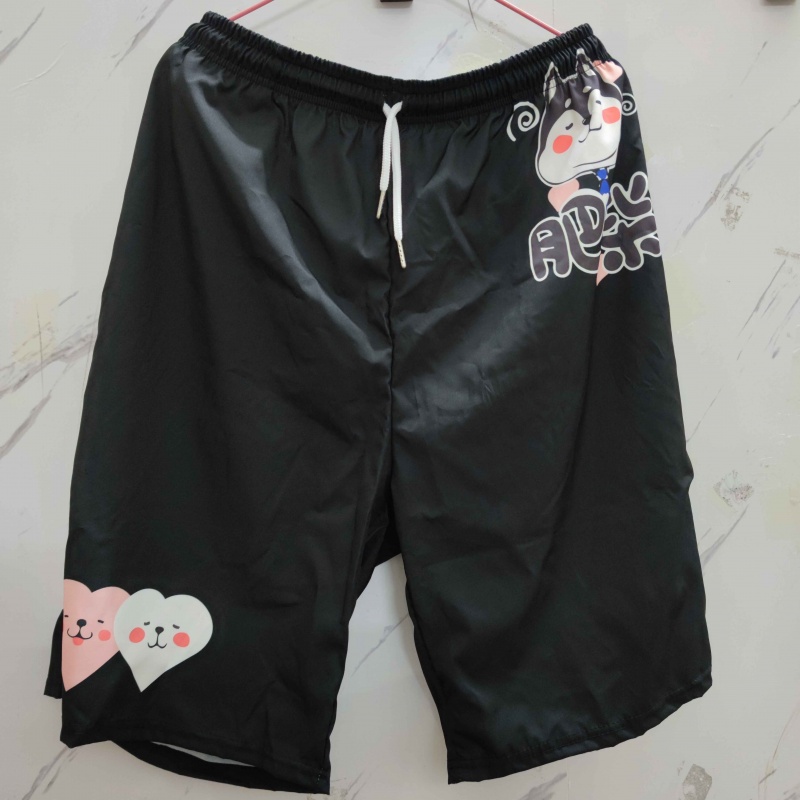 Quần short in hình chú cún shiba đáng yêu dành cho nam