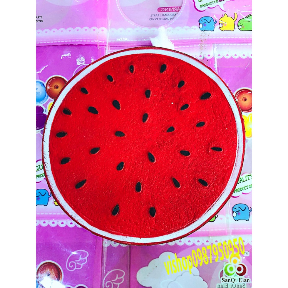 Squishy nửa quả hoa quả khổng lồ dưa hấu xoài dâu cam mềm mịn đàn hồi giải tỏa căng thẳng