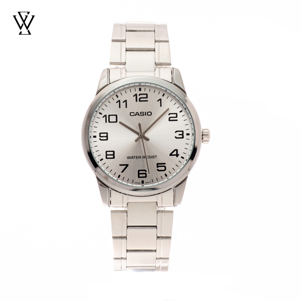 Đồng Hồ Quartz Nam Casio WATCHSTORE MTP-V001D-7BUDF Thiết Kế Kính Khoáng 38mm, Dây Kim Loại, Vỏ Thép Không Gỉ