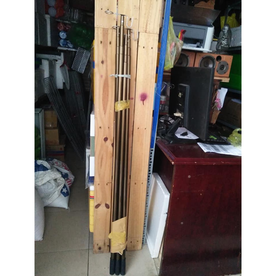 Sào chim đa năng, sào rút bằng nhôm 4,6 m với 6 mét