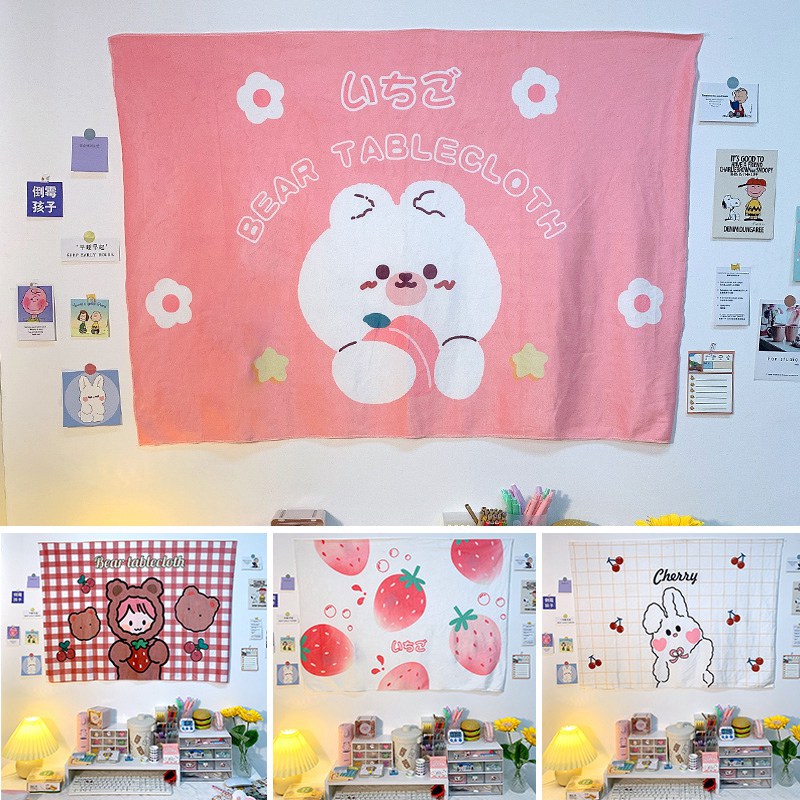 Thảm treo tường trang trí họa tiết xinh xắn 100x80cm | BigBuy360 - bigbuy360.vn