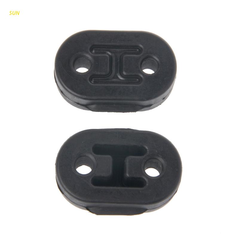 Set 2 Giá Đỡ Ống Xả Xe Hơi 2 Lỗ 10mm Chất Lượng Cao