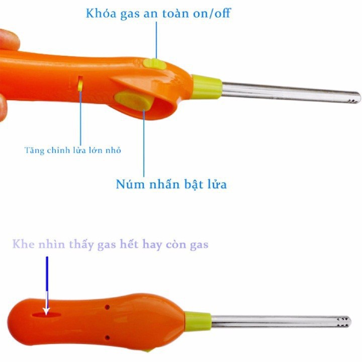 (CHUYÊN SỈ LẺ) SÚNG MỒI BẾP CỒN - BẾP GA MẪU MỚI (GIÀ RẺ)