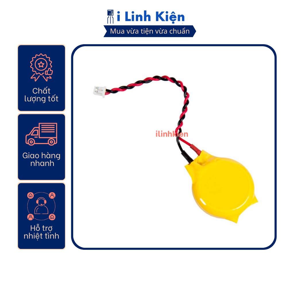 Pin cúc áo CR2032 3V liền dây chất lượng