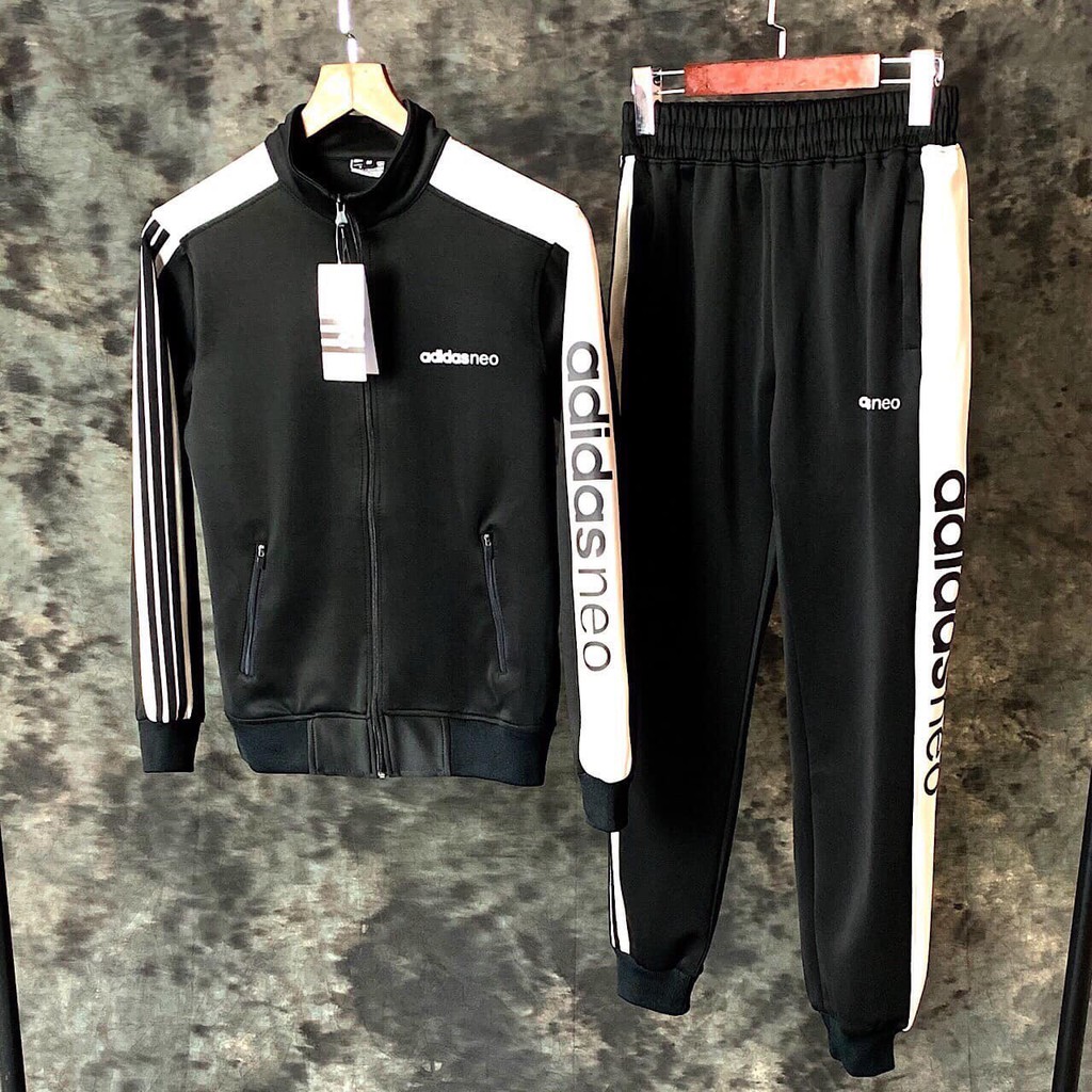 Bộ nỉ nam nữ thể thao chất liệu cao cấp - Đồ bộ thu đông đẹp - Full màu full size - BD23