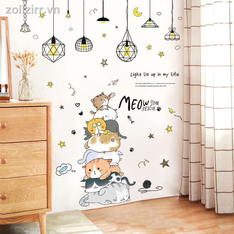 Miếng Dán Tường Trang Trí Phòng Cho Bé Gái