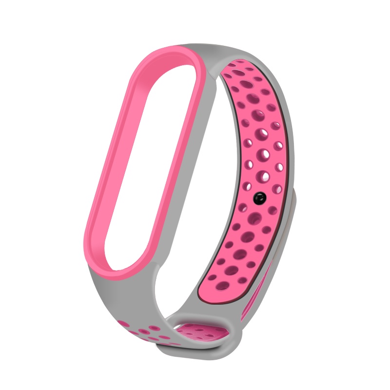Dây Đeo Hai Màu Cho Đồng Hồ Thông Minh Mi Band 6/5 4/3