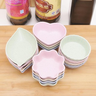 Đĩa, bát, khay đựng gia vị bằng lúa mạch nhiều hình, nhiều màu