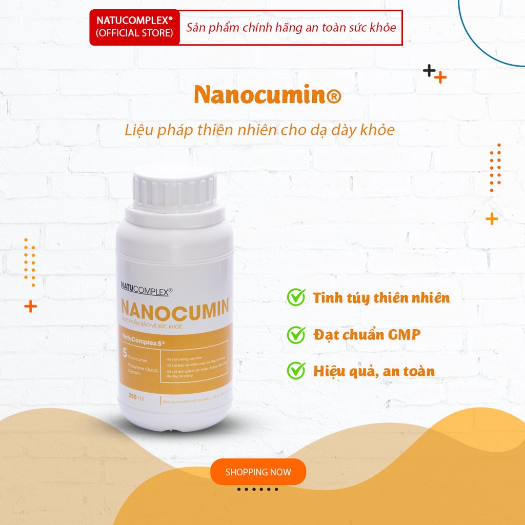 Dung Dịch Uống Nanocumin Hỗ Trợ Điều Trị Đau Dạ Dày