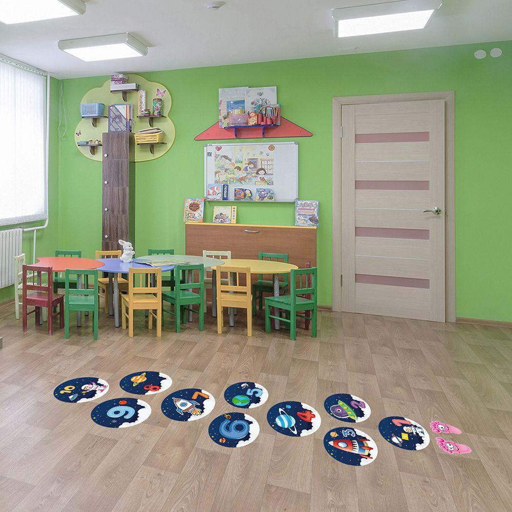 Bảng Số Trang Trí Nhà Cửa Kiểu Hoạt Hình Dễ Thương Mẫu Giáo Kat1 Hopscotch