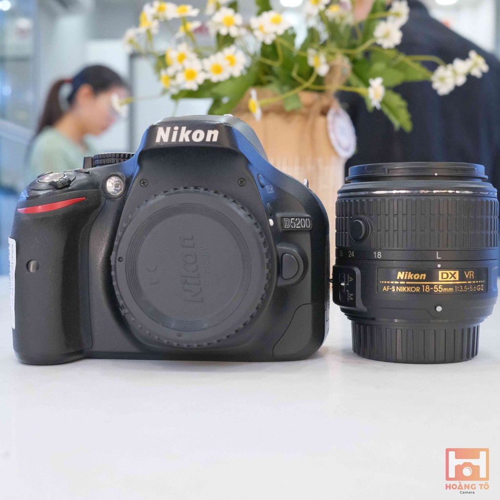 Máy ảnh Nikon D5200 + kit 18-55 cũ