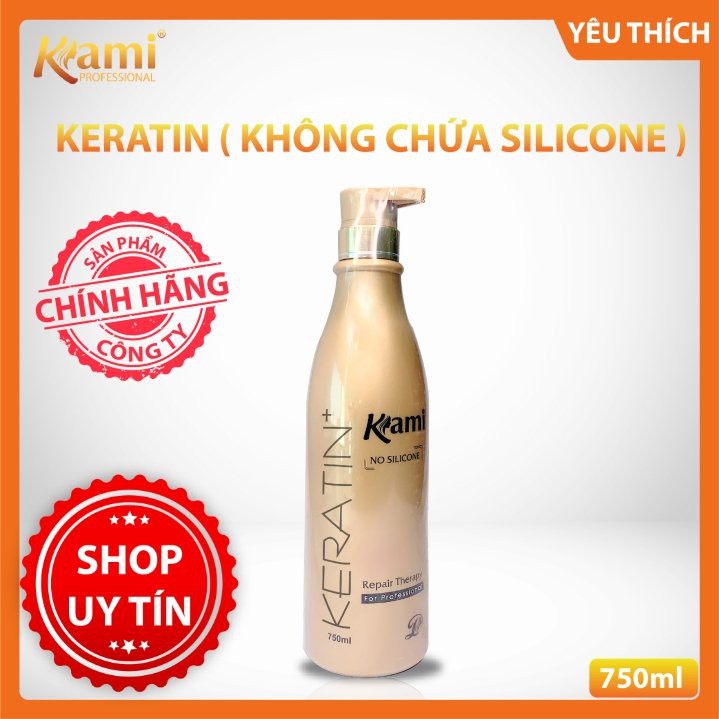 (CHÍNH HÃNG) Keratin phục hồi tóc hư tổn KAMI (không chứa Silicone)