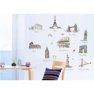 Decal Dán Tường Kỳ Quan Thế Giới
