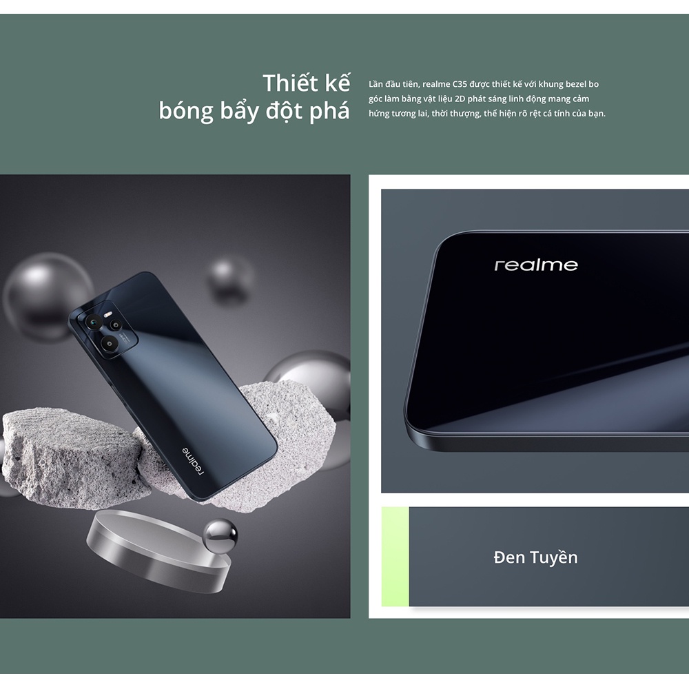 Điện thoại realme C35 2022   - Hàng Chính Hãng