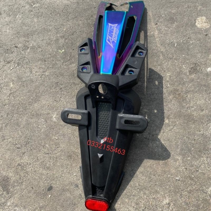 Combo đuôi biển số KING DRAG và vè malay